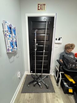 Medical IV Pole Stands on Wheels
