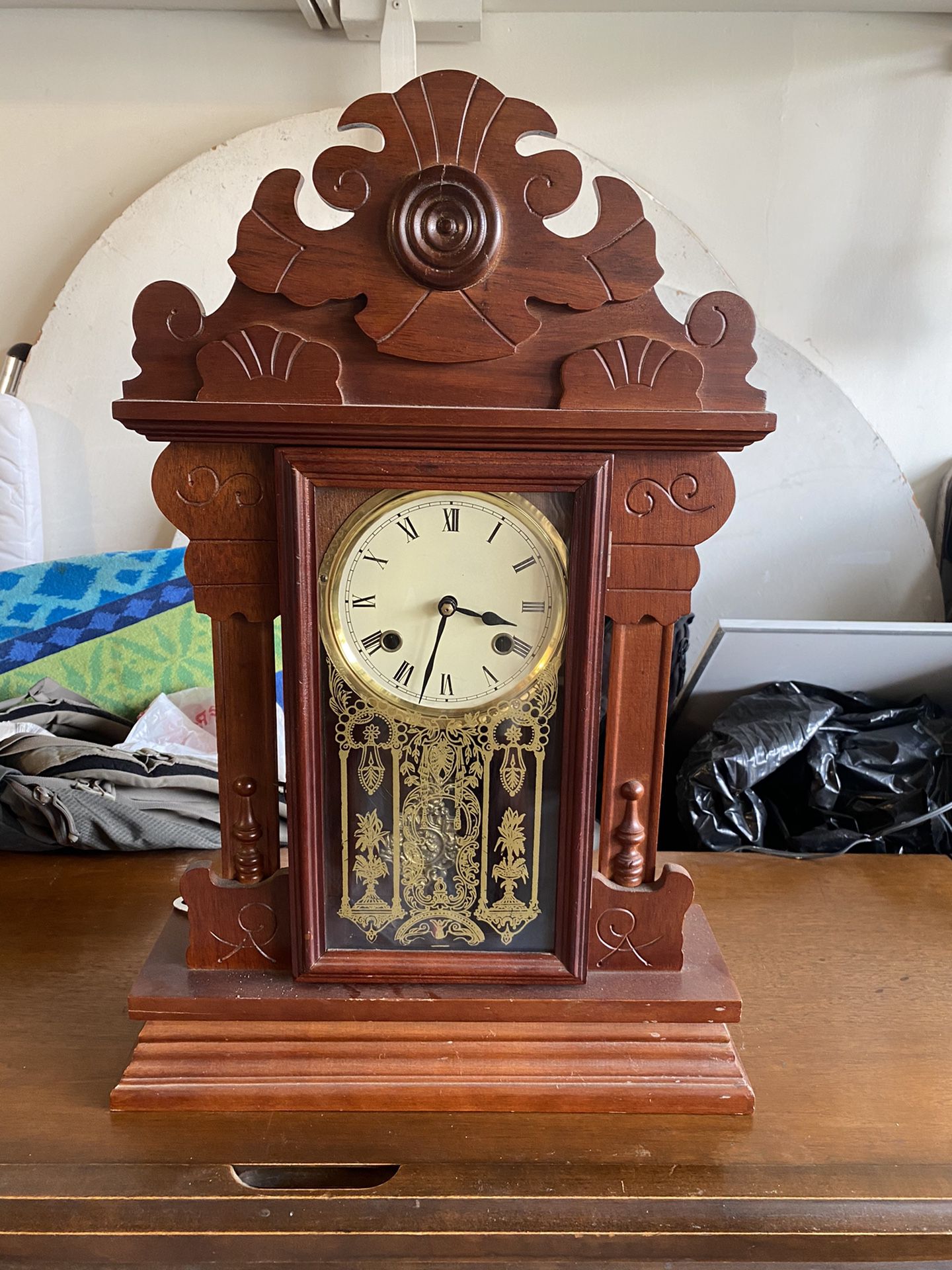 Vintage Crank Clock
