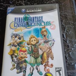 NINTENDO GAMECUBE FINAL FANTASY CRYSTAL CHRONICLES GAME $120 FINAL PRICE READ DESCRIPTION AND SEE ALL PICTURES