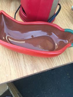 Red pepper bowl