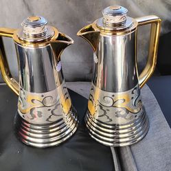 ​Elegant Sultan Thermal Carafe Set(LIKE NEW) – Silver & Gold