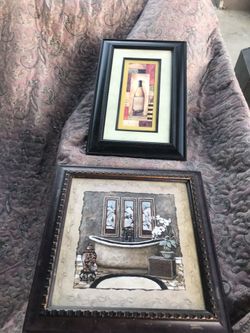 Shelves frames , stainless steal bowls and fit ball