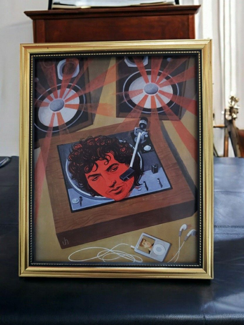 8x10 Framed Original Bob Dylan Print