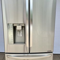 LG French Door Refrigerator, Stainless Steel 3 months warranty delivery dade and broward