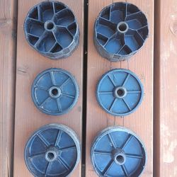 Portable Basketball Hoop Wheels - $10 Pair
