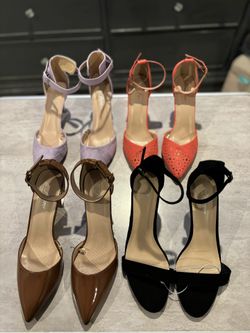 Women’s NEW Heels Bundle of 4 Pairs 