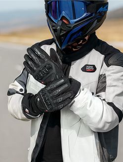 XXL Motorcycle Gloves (Warm, Waterproof & Touch Control)