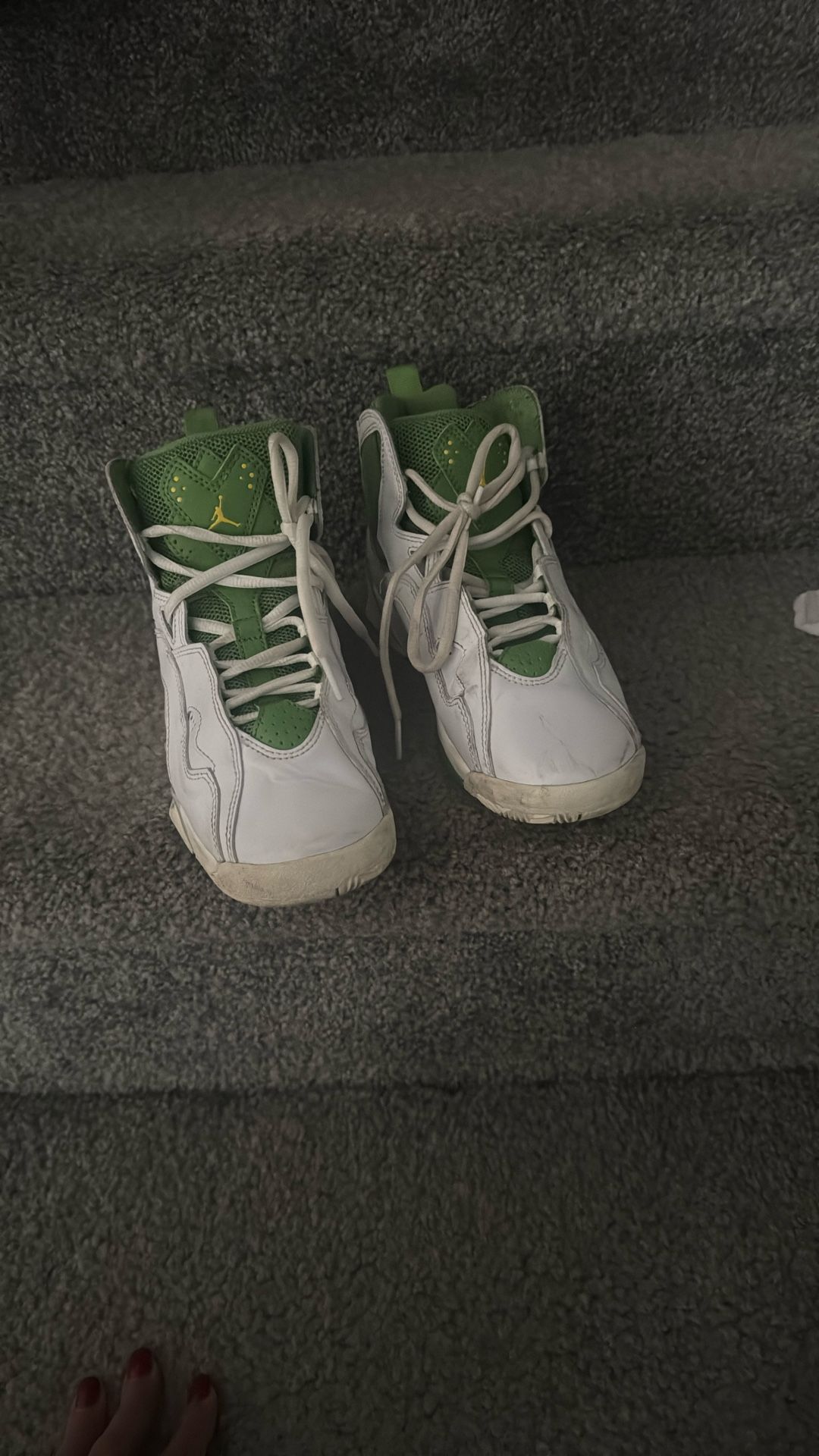 Jordan Sneakers White and green
