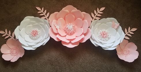 Paper flowers decoration
