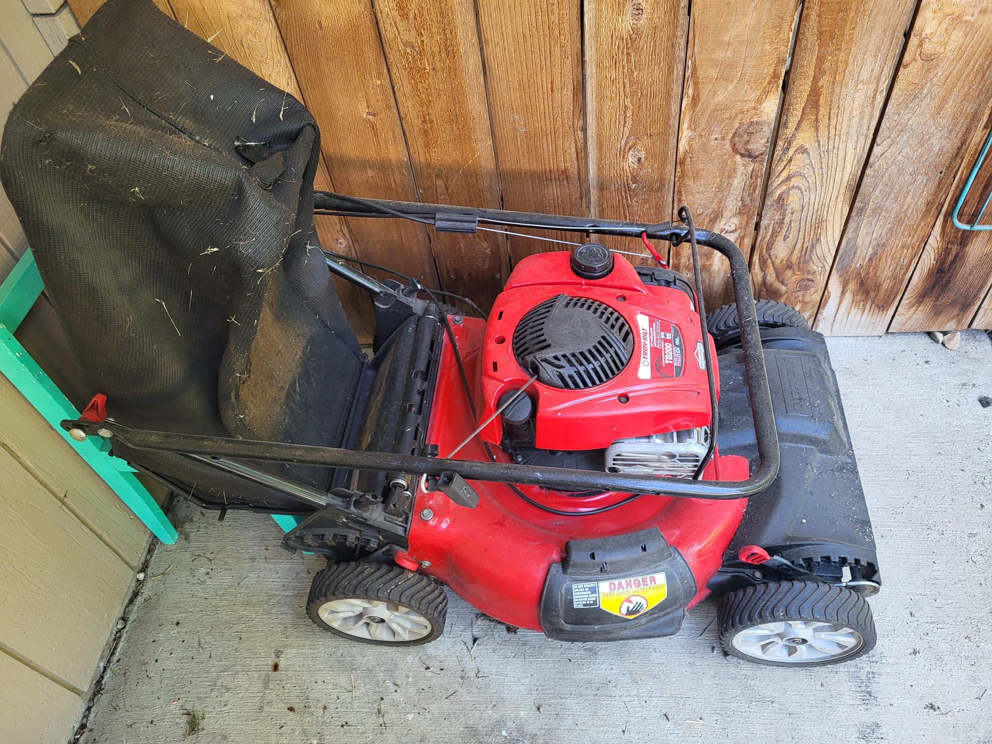 lawn mowing machine