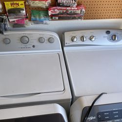 Whirlpool Washer And Electric GE Dryer 