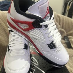Jordan 4 Retro Red Cement Sz 10 