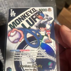 Dodgers Luffy Sealed Promo 