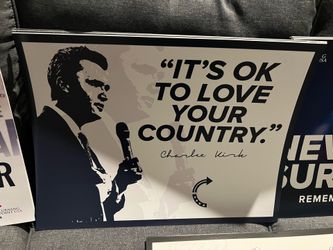 Kirk posters from the event
