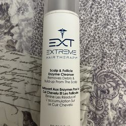 EXT  Extreme Hair Therapy Larger 8oz Scalp & Follicle Enzyme Cleanser NEW