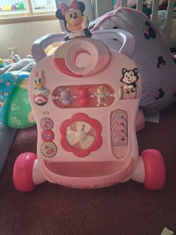 Minnie Mouse Walker Rose Pink Color Kiddieland