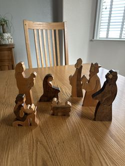 Christmas Nativity- Wooden - Hand Made 