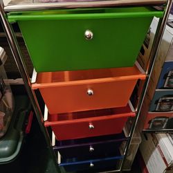 Five Drawer Cart Fir Crafts 