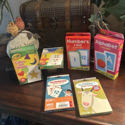 Assorted Flash Cards For Kids Learning. 