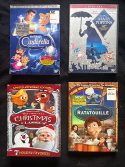 Disney DVDs including 7 Holiday Classic Limited Editions