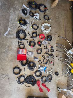 Huge Audio Cable & Adapter Lot – XLR, 1/4" Instrument, RCA, Organizers & More