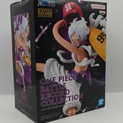 One Piece Battle Record Collection figure featuring Monkey D. Luffy in Gear 5 form
