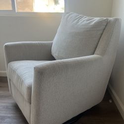 Grey Glider Rocking Chair