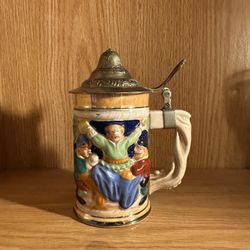 Vintage Ceramic Beer Stein
