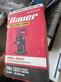 Bauer Router. Cordless