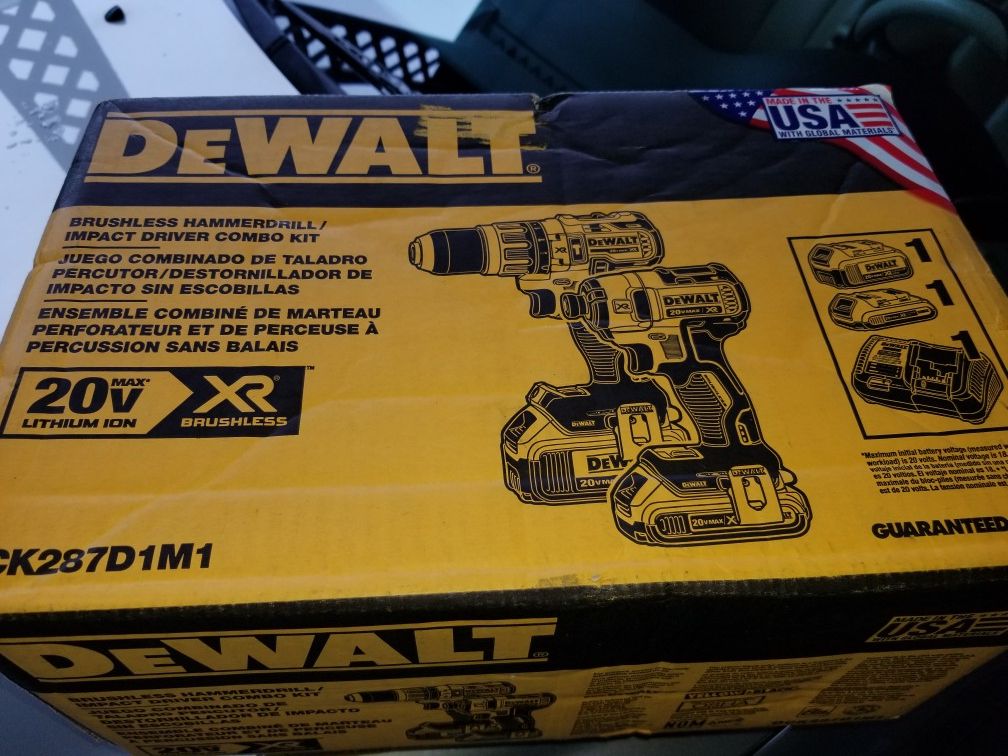 Dewalt Brushless Drills kit brand new in box