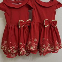 Girls Disney Christmas Holiday Party Dress Size 3T 2T