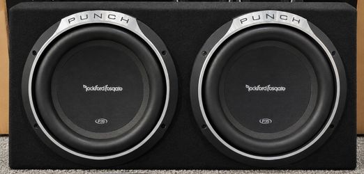 🔊 Rockford Fosgate P3S Dual 12” Loaded Enclosure – Lightly used  $325 OBO