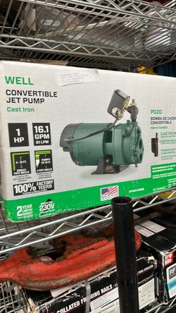 Convertible, jet pump BLOWOUT PRICE