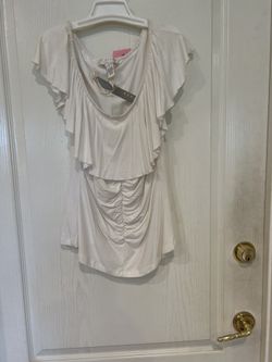 š¤ NEW WITH TAGS ā KENAR White Ruffle Top š¤