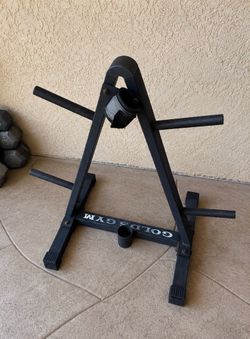 Gold’s Gym Weight Plate Storage Rack / Weight Tree