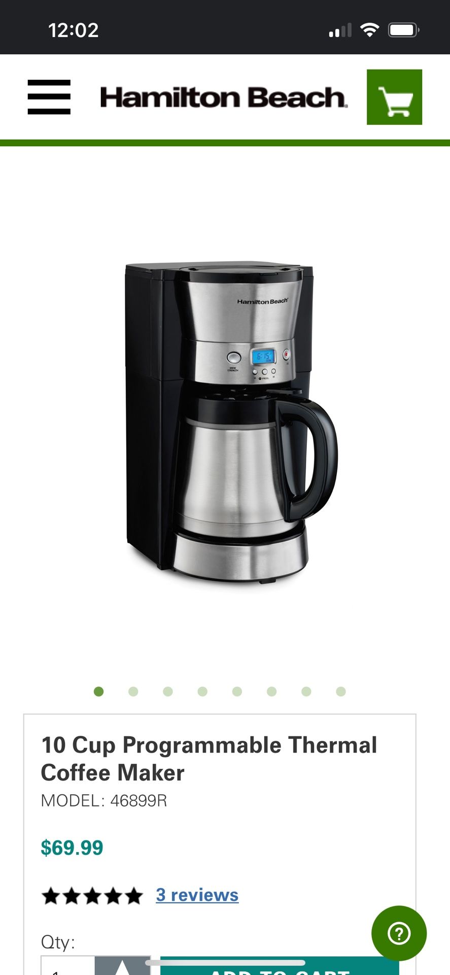 Hamilton Beach Coffee Machine