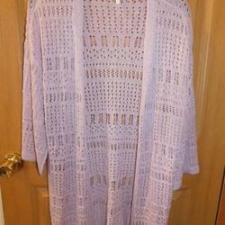 Maurices Women's Lavender Open Front Cardigan Sweater Size S