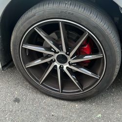 18in Black Metal Rims Brand New 