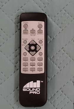 Remote control for Sound Pro NDSH-12100 3 x 12" Professional Party Karaoke Speaker with Bluetooth