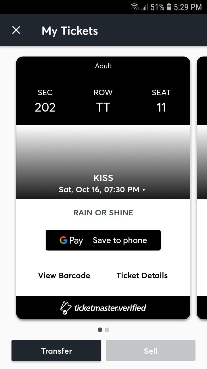 2 Tickets To Kiss Tonight 730  FREE