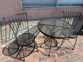 Metal outdoor set
