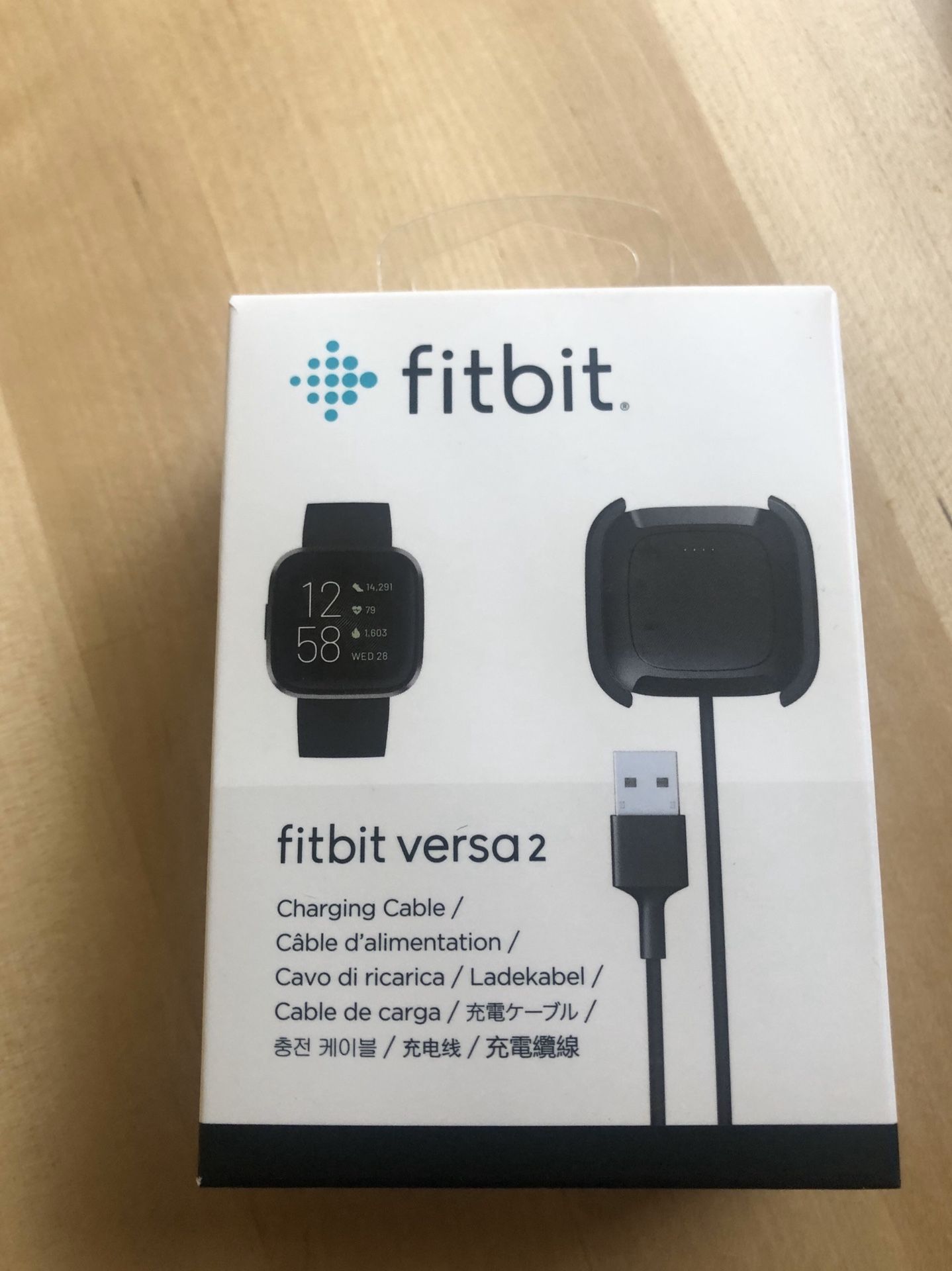 Official charging cable for Fitbit versa 2