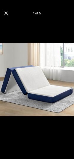 Brand new 4” twin XL folding memory mattress for $60
