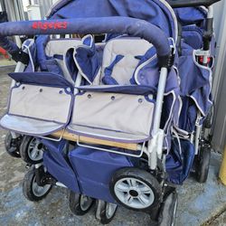 4 Seater Daycare Stroller 
