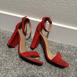 SIZE 8 Red Heels 