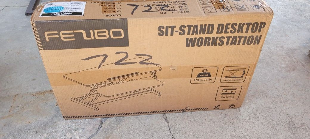 Sit-stand Desktop Workstation By Fesibo