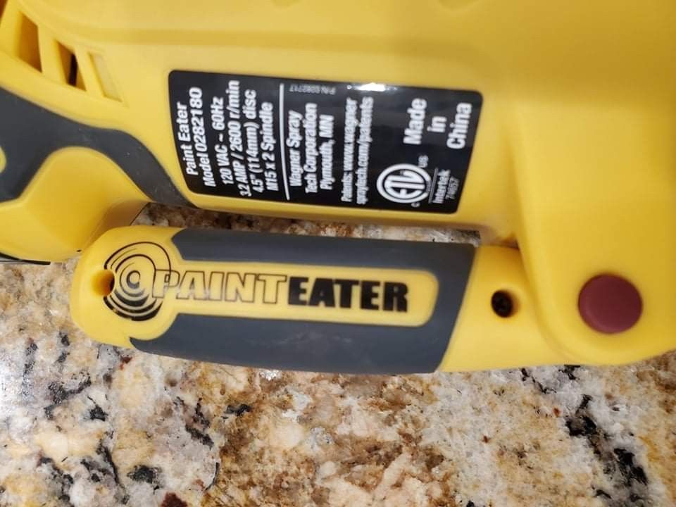 WAGNER SPRAYTECH PAINT EATER ORBITAL DISC SANDER ELECTRIC WOOD STEEL