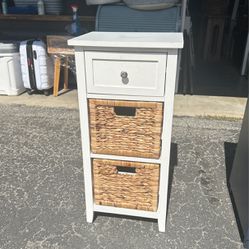 Small 3 Drawer End Table
