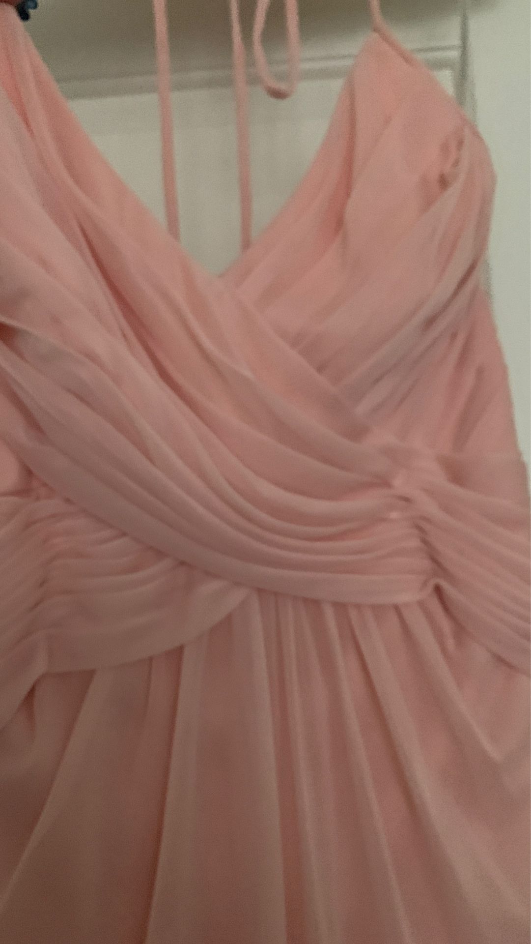 David’s bridal halter dress size 6
