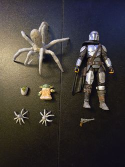 Star Wars Vintage Collection Mandalorian & Grogu Maldo Kreis Deluxe Set COMPLETE